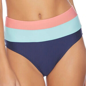 SALE‼️NEW Splendid In The Groove High Waist Bikini Bottom Sz M Colorblock